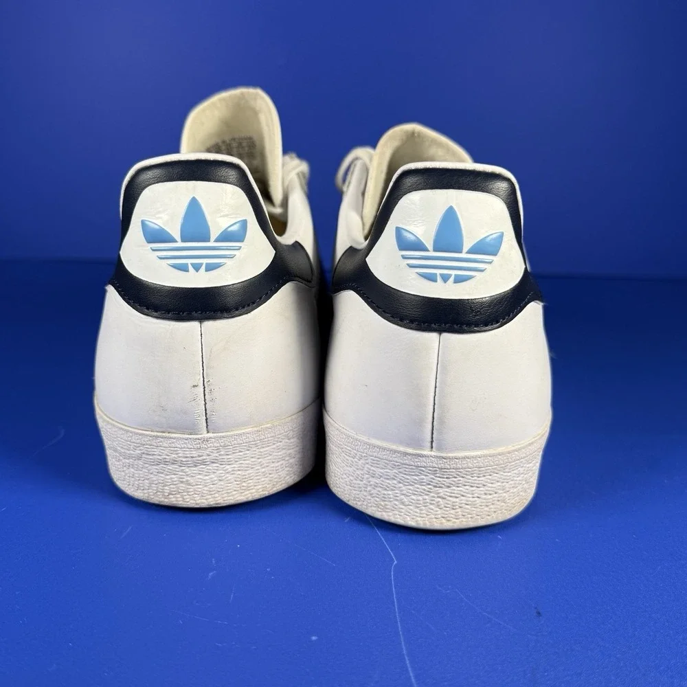 Adidas Originals‎ Gazelle (WHITE/SEMI BLUE BURST/NIGHT INDIGO) Men's 9 IG6210